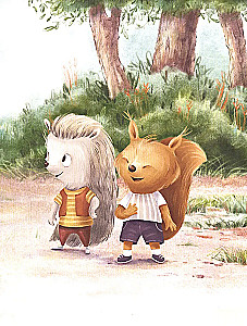 The Little Raccoon Finds Friends