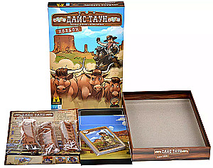 Tabletop game - Cowboys. Expansion for the tabletop game - Dice Town