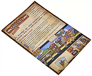 Tabletop game - Cowboys. Expansion for the tabletop game - Dice Town