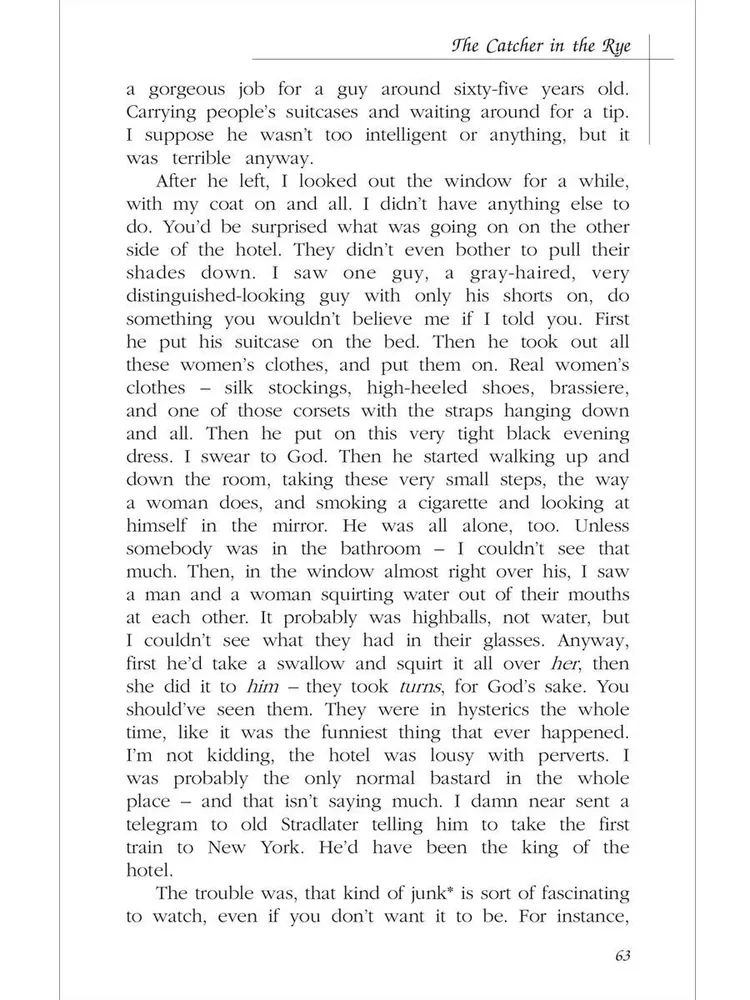 The Catcher in the Rye = Nad przepaścią w żytnie