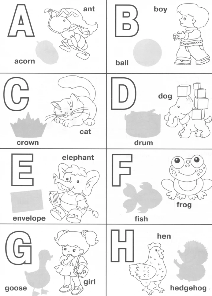 5 in 1. Das englische Alphabet
