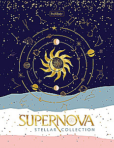 Äri märkmik A5 - SUPERNOVA (ruuduline)