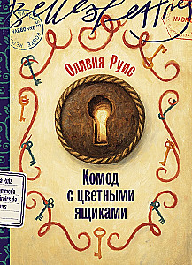 Kumode ar krāsainām atvilktnēm