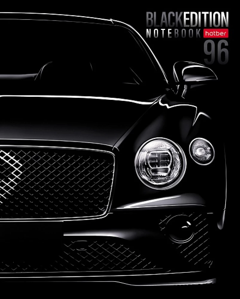 Notebook A5 series - series: Black Edition (grid)