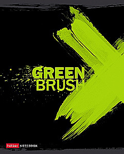 A5 Notebook - Series: Brush Stroke (Squared)