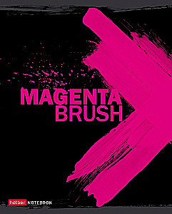 A5 Notebook - Series: Brush Stroke (Squared)
