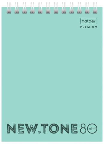 Notebook A6 - NEWtone PASTEL. Mint (grid)