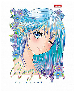 A5-Notizbuch Serie: Engel Anime (kariert)