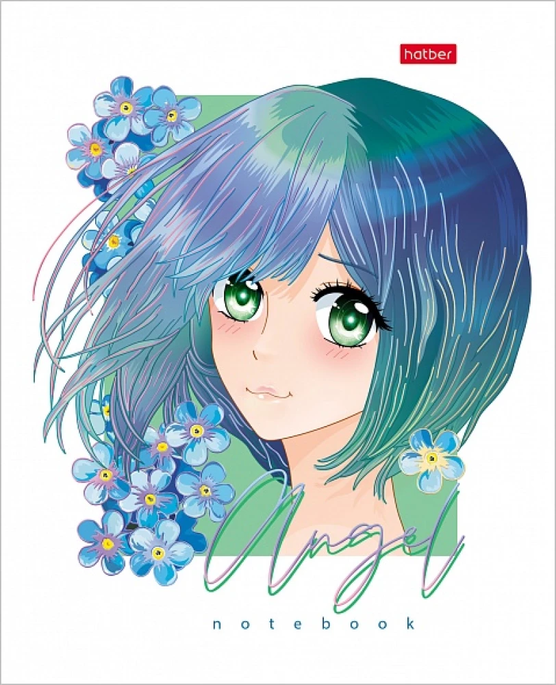 A5-Notizbuch Serie: Engel Anime (kariert)