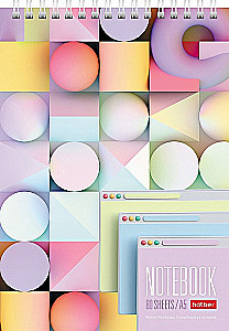 A5 Notebook - Multicolor (Grid)