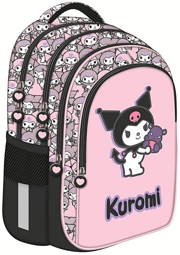 Рюкзак с четырьмя отделениями Kuromi Pink