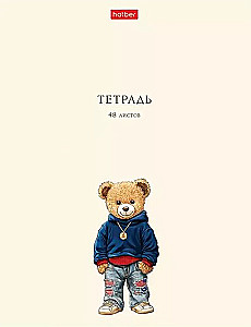 A5 Notebook - Fashionable Bears (Checked)