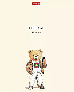 A5 Notebook - Fashionable Bears (Checked)