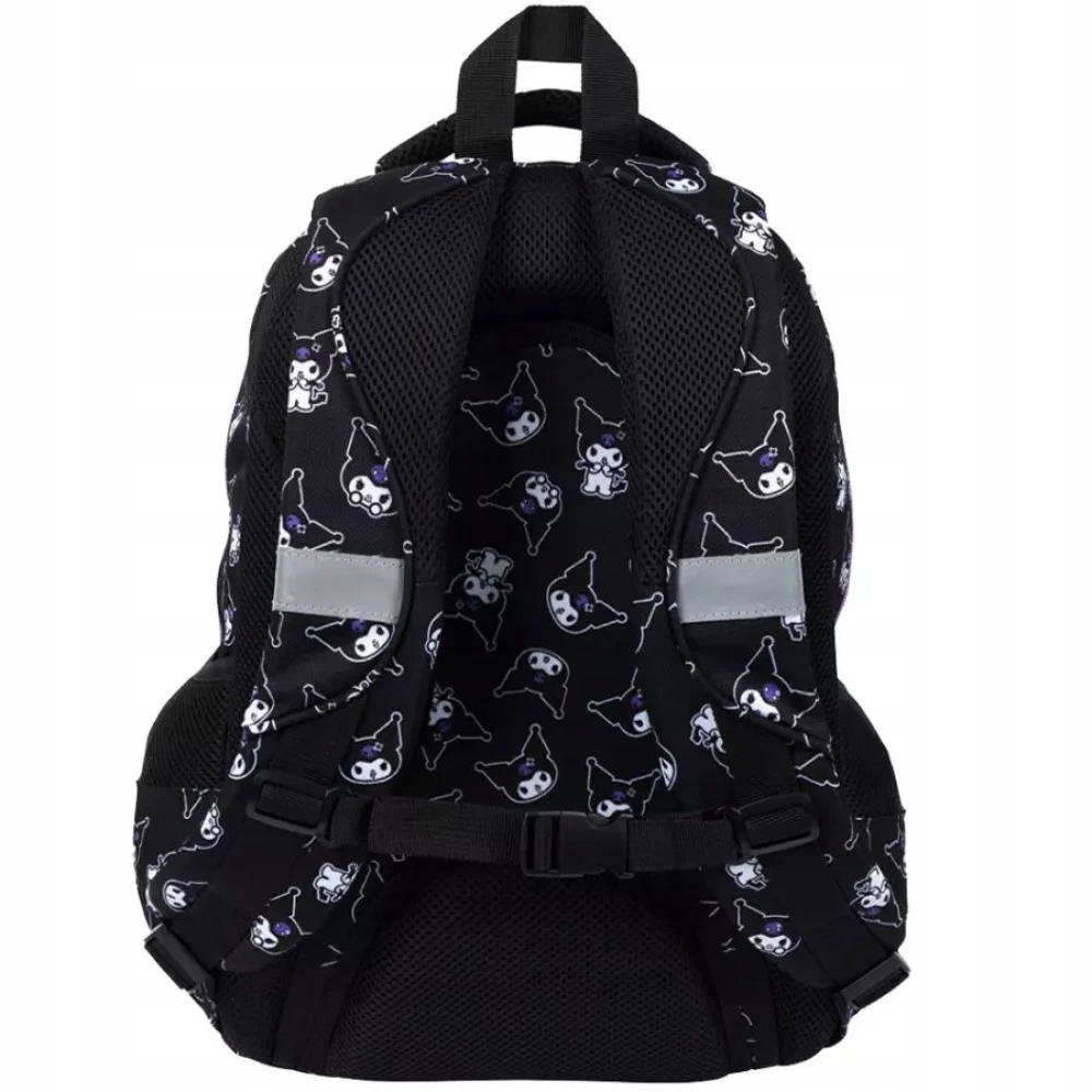 Rucksack mit vier Fächern Kuromi Schwarz