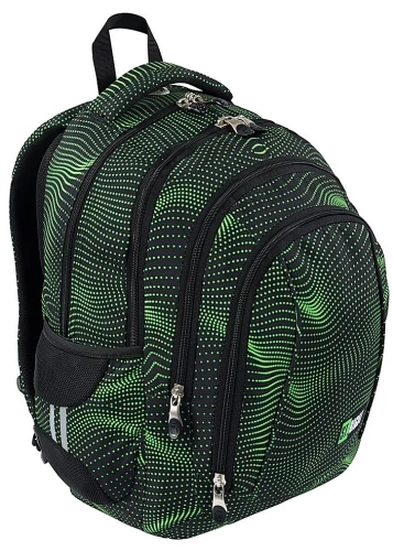 Рюкзак с четырьмя отделениями Green Halftone