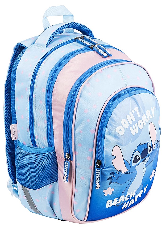 Rucksack mit vier Fächern Stitch Beach Happy