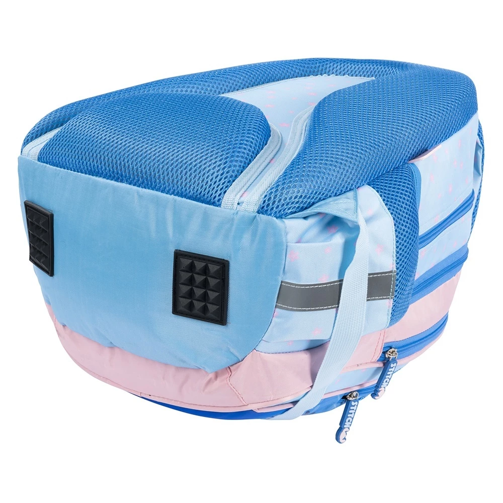 Backpack with four compartments Stitch Beach Happy