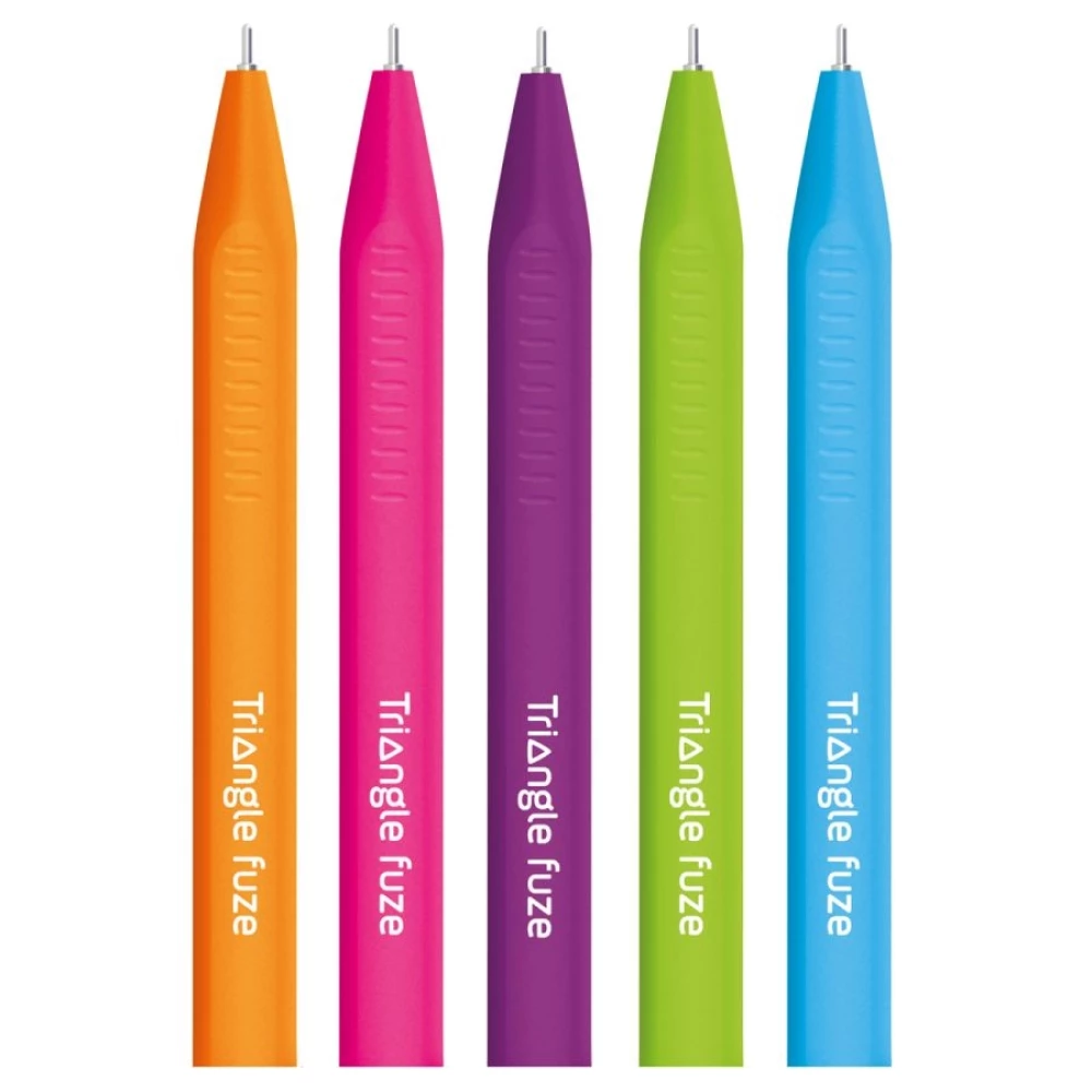 Ballpoint Pen - Triangle Fuze, 0.7 mm, blue, assorted
