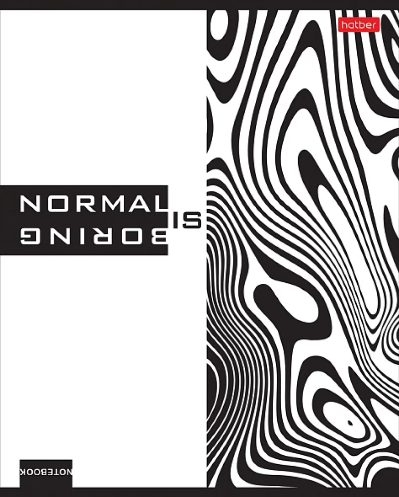 Notebook A5 - series: Monochrome (grid)