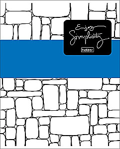 Notebook A5 - series: Enjoy the Lightness (grid)