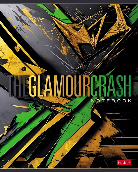 A5 formāta piezīmju grāmata - sērija: The glamour crash (ar līnijām)