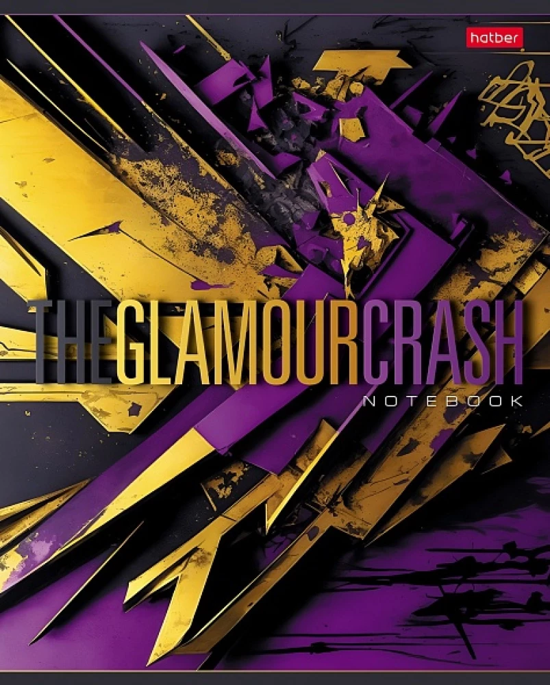 Notizbuch A5 - Serie: The glamour crash (gängig linierte)