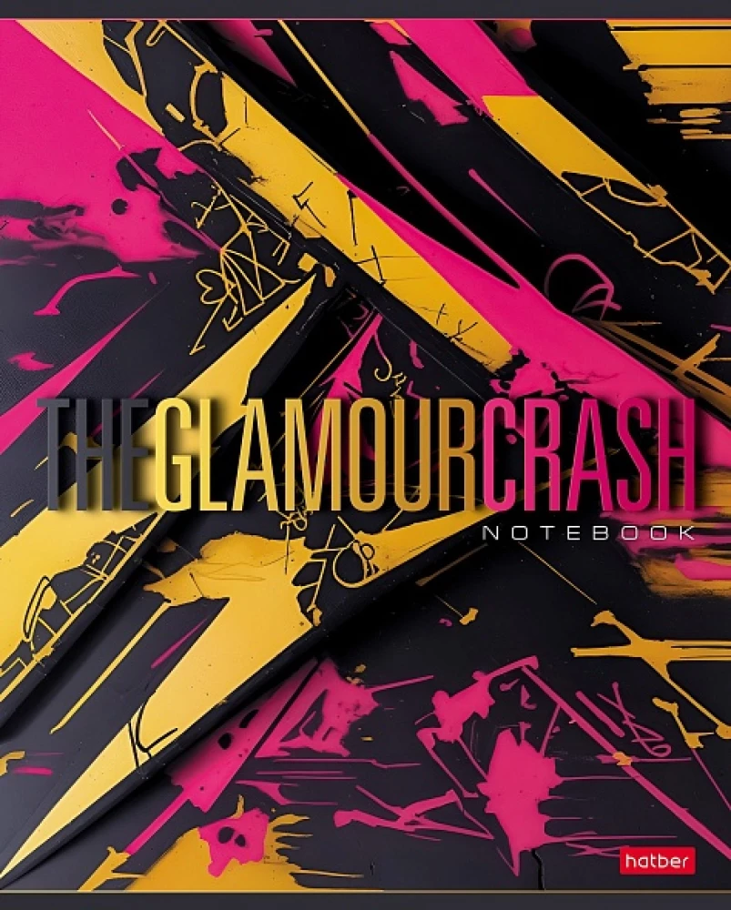 Notizbuch A5 - Serie: The glamour crash (gängig linierte)