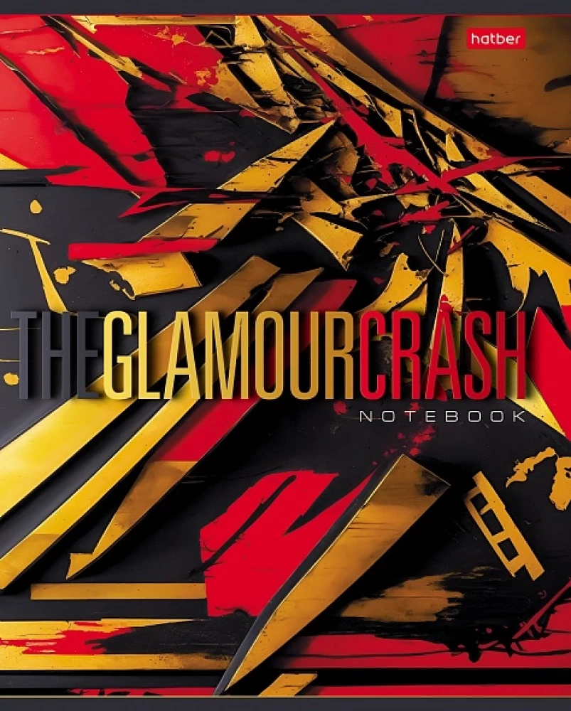 Notizbuch A5 - Serie: The glamour crash (gängig linierte)