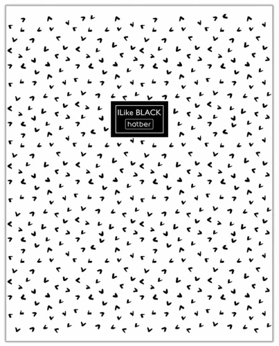 A5-Notizbuch - Serie: I Like Black (kariert)