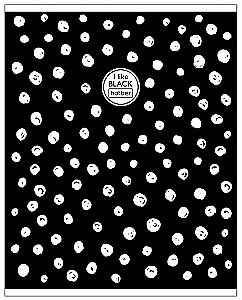 Notebook A5 - series: I Like Black (grid)