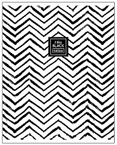 Notebook A5 - series: I Like Black (grid)