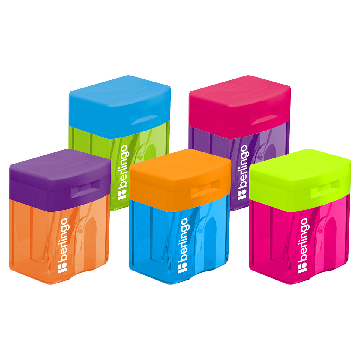 Plastic Sharpener - Fuze, 1 hole, assorted