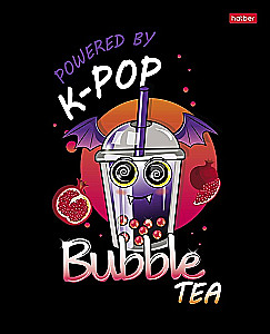 A5 vihik - seeria: Bubble tea (ruuduline)
