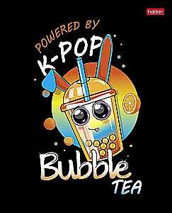 A5 vihik - seeria: Bubble tea (ruuduline)