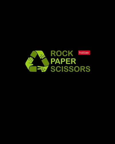 A5 Notebook - Series: Rock, Paper, Scissors (Graph)
