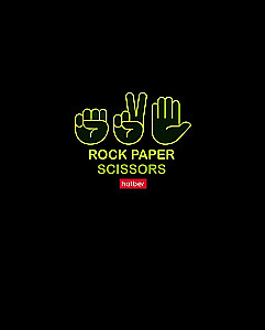 A5 Notebook - Series: Rock, Paper, Scissors (Graph)