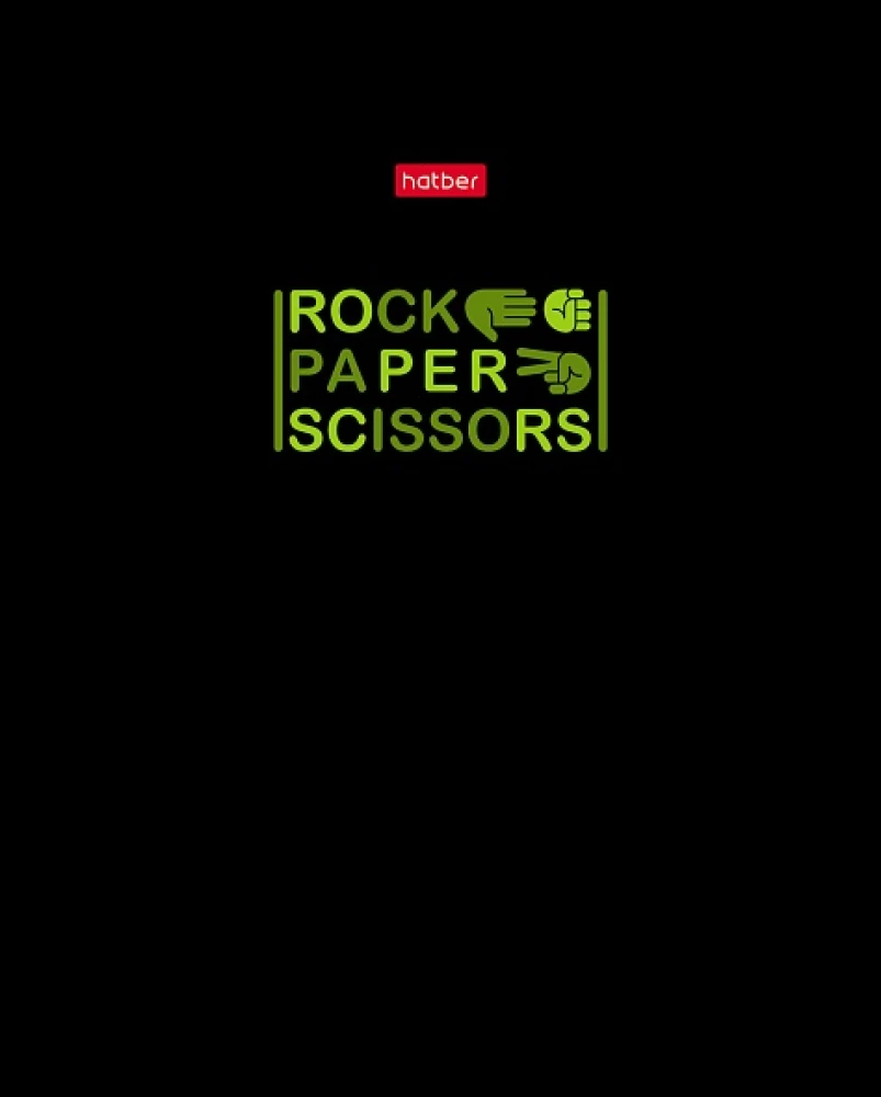 A5 Notebook - Series: Rock, Paper, Scissors (Graph)
