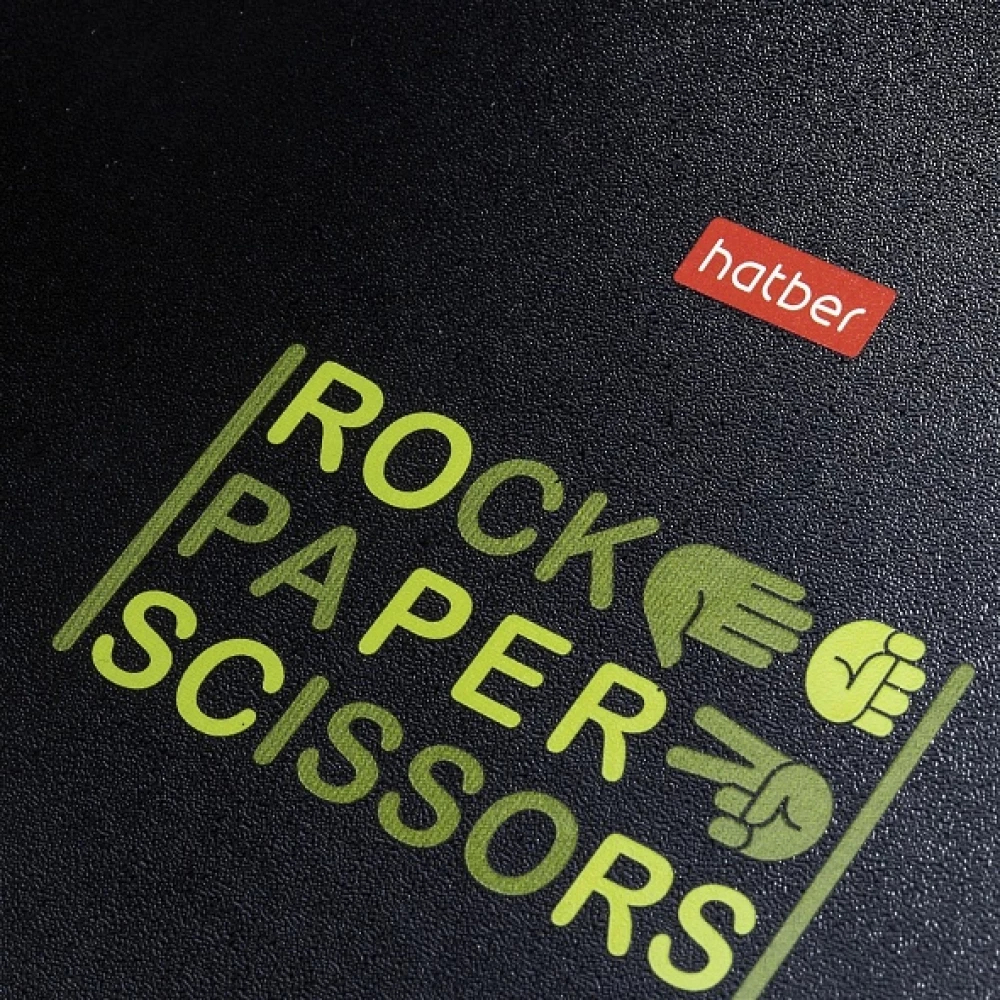 A5 Notebook - Series: Rock, Paper, Scissors (Graph)