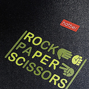 A5 Notebook - Series: Rock, Paper, Scissors (Graph)
