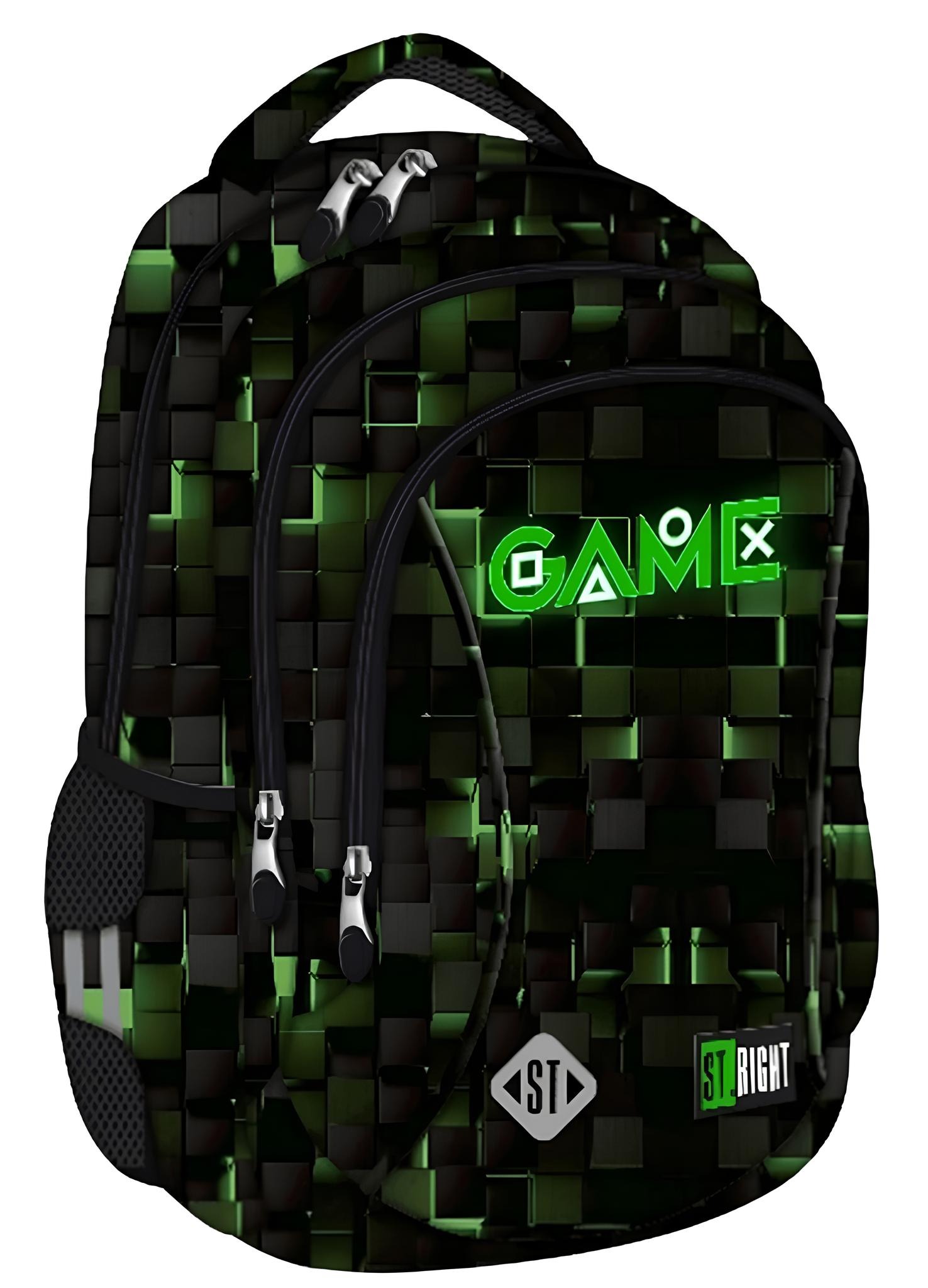 Рюкзак с тремя отделениями Green Game