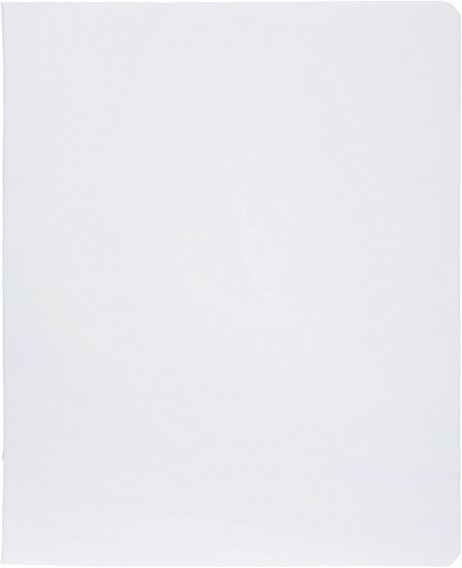 A5 piezīmju grāmatiņa - SoloMatte: Arktiski balta (līnija)