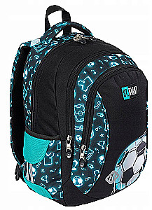 Backpack with Three Compartments Neon Football