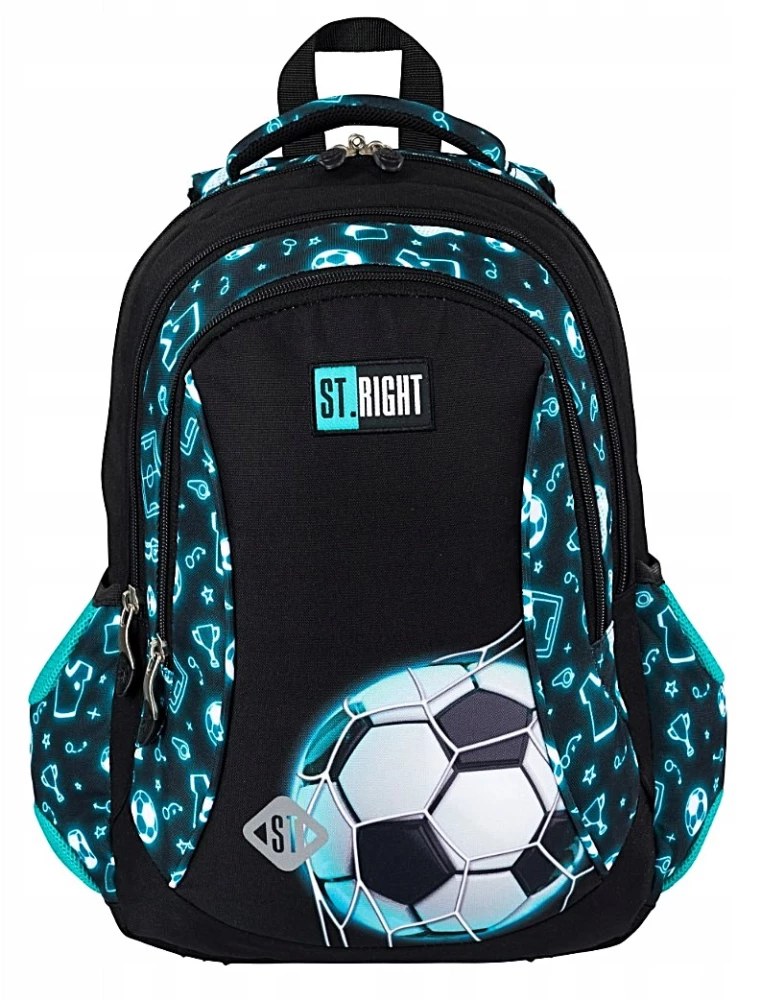 Backpack with Three Compartments Neon Football