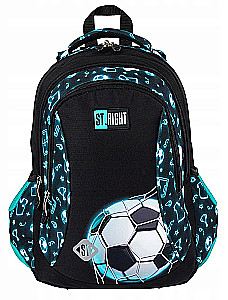 Backpack with Three Compartments Neon Football