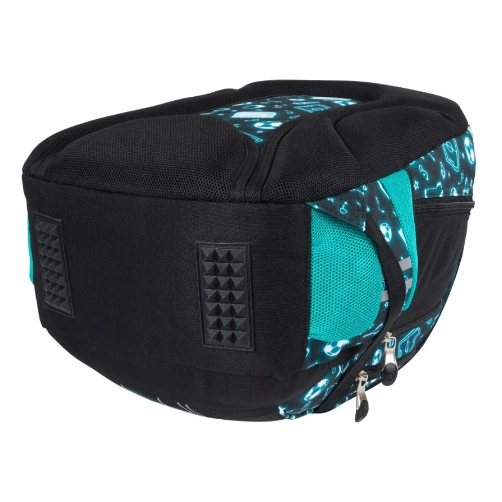 Backpack with Three Compartments Neon Football