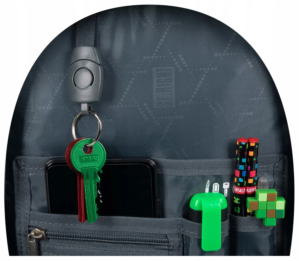 Backpack with Three Compartments Neon Football