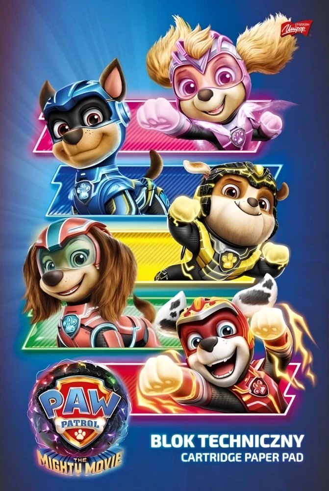 Zeichenblock - Paw Patrol, A4, 10 Blätter