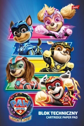 Zeichenblock - Paw Patrol, A4, 10 Blätter