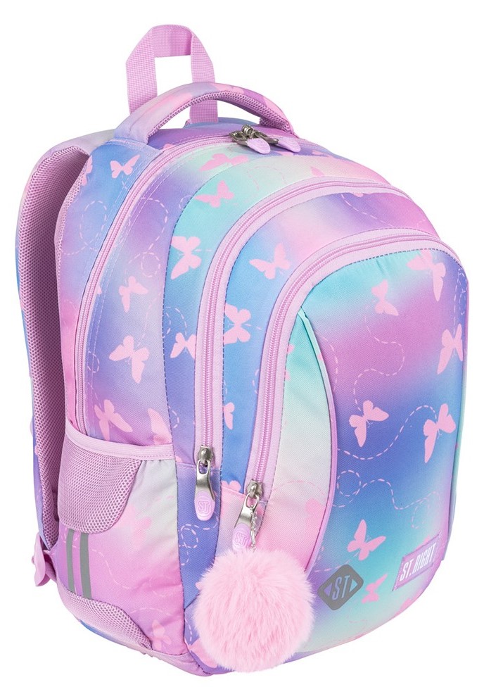 Rucksack mit drei Fächern Schmetterlinge