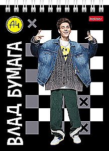 A6 Notebook - Series: Vlad A4 (Grid)